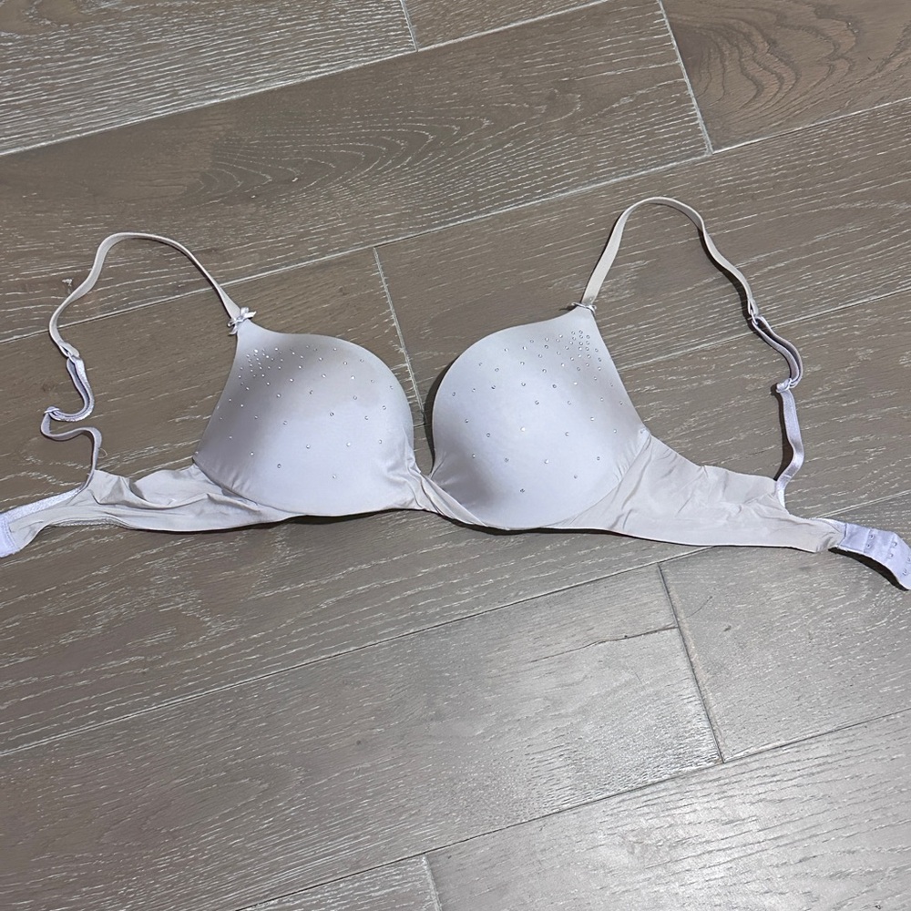 Victoria’s Secret Gray Bra with Rhinestone 34B  HML